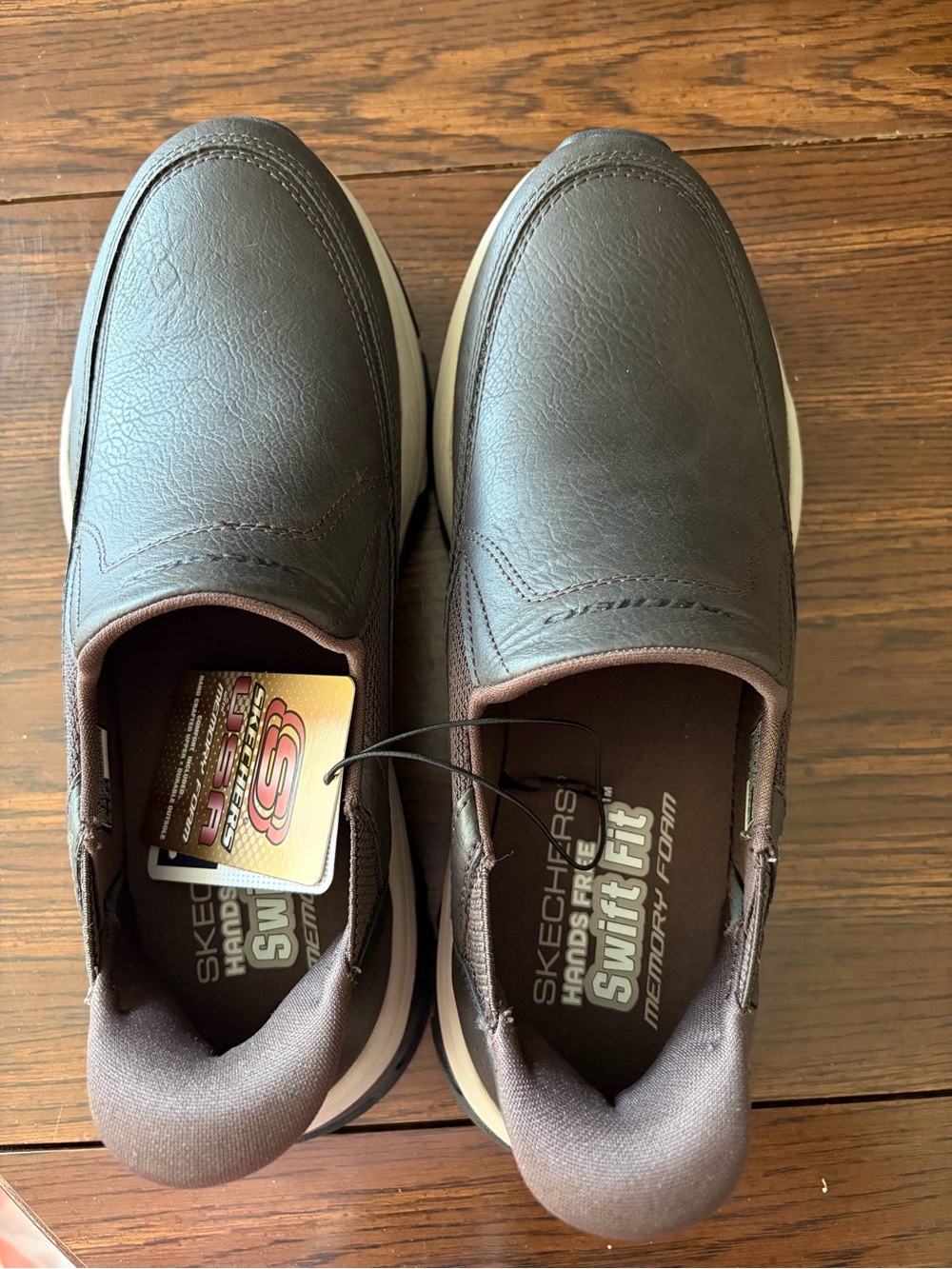 Skechers Men's Brown Slip-On Casual Loafers